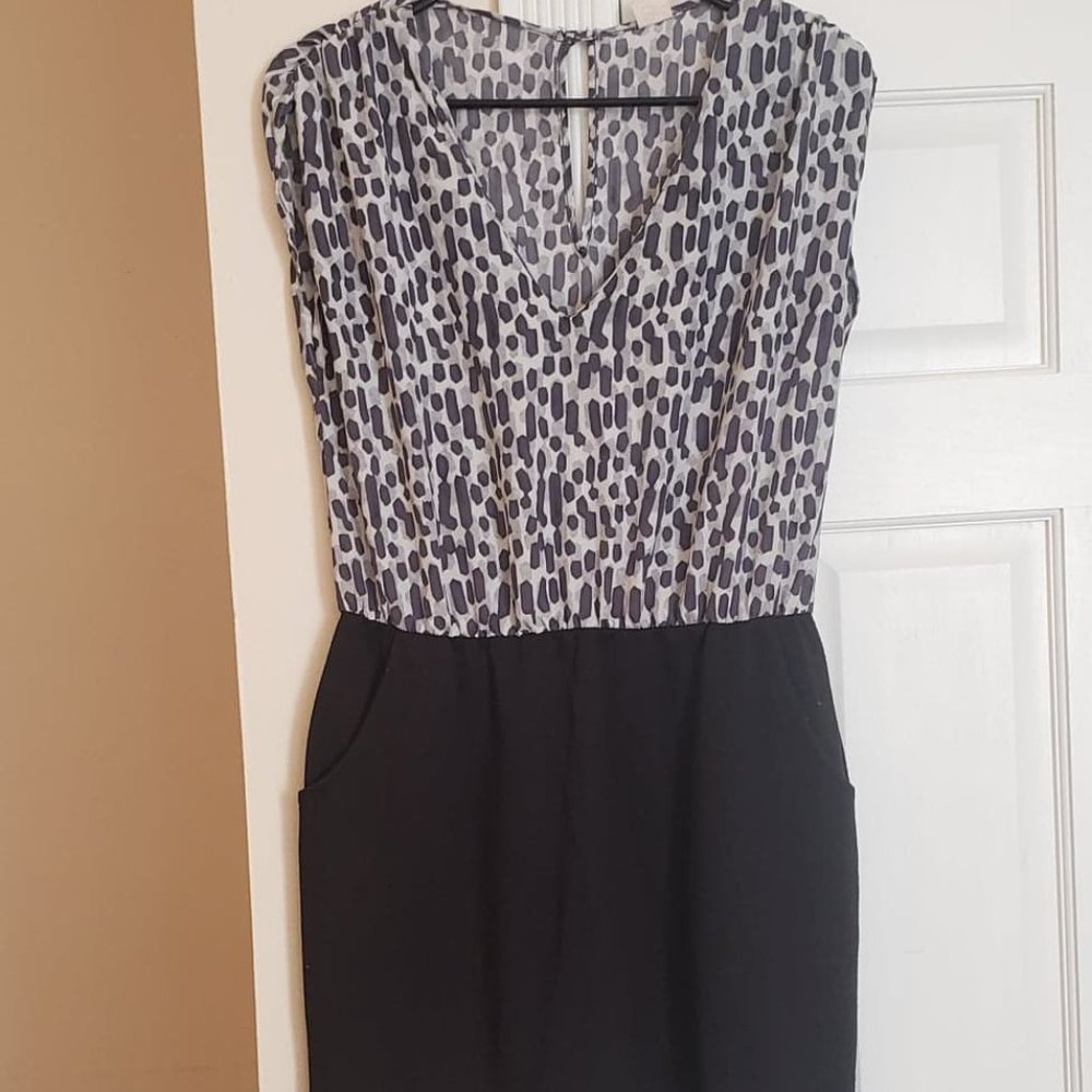 Leopard top print dress